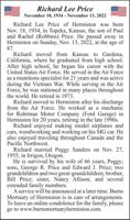 Obituary: Richard Lee Price, November 18, 1934 - November 13, 2022