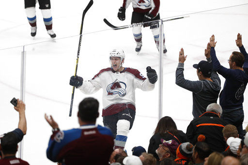 Rantanen lifts Avalanche over Ducks 4-3 with 1.3 left in OT