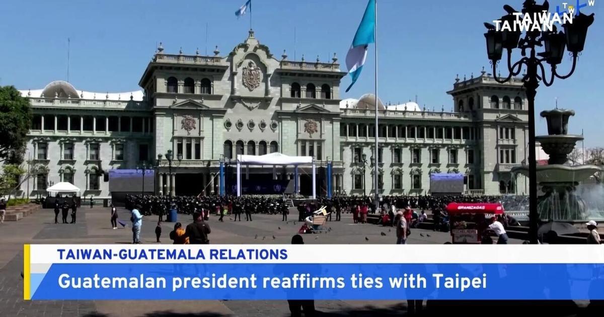 Presidente guatemalteco reafirma relaciones diplomáticas con Taiwán – TaiwanPlus News |  Nación y mundo