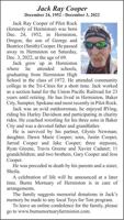 Obituary: Jack Ray Cooper, December 24, 1952 - December 3, 2022