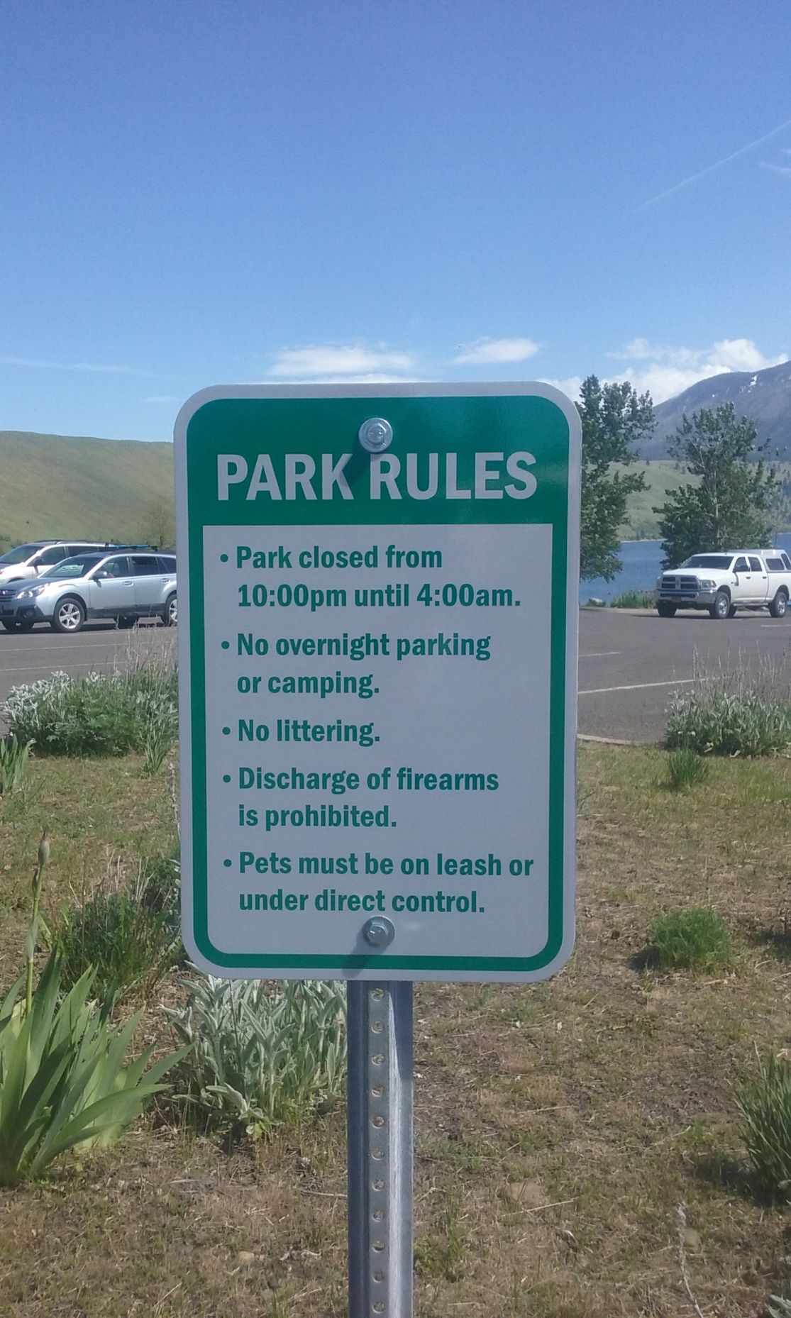 New Signs Pop Up At Wallowa Lake Local News Eastoregonian Com