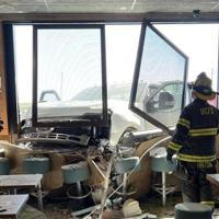 One injured when pickup crashes into Stanfield McDonald’s