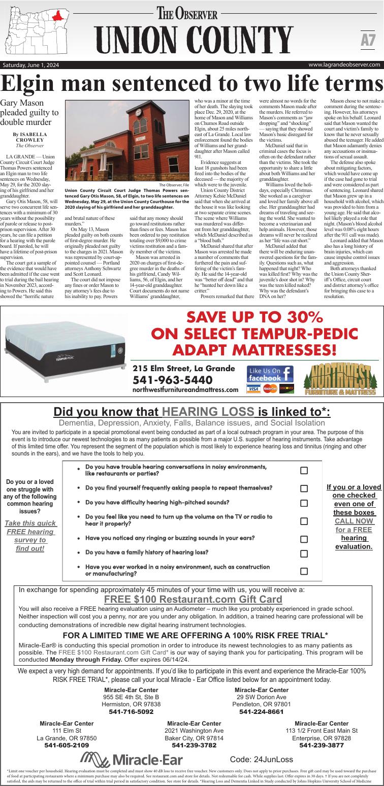 Page A7 | e-Edition | eastoregonian.com