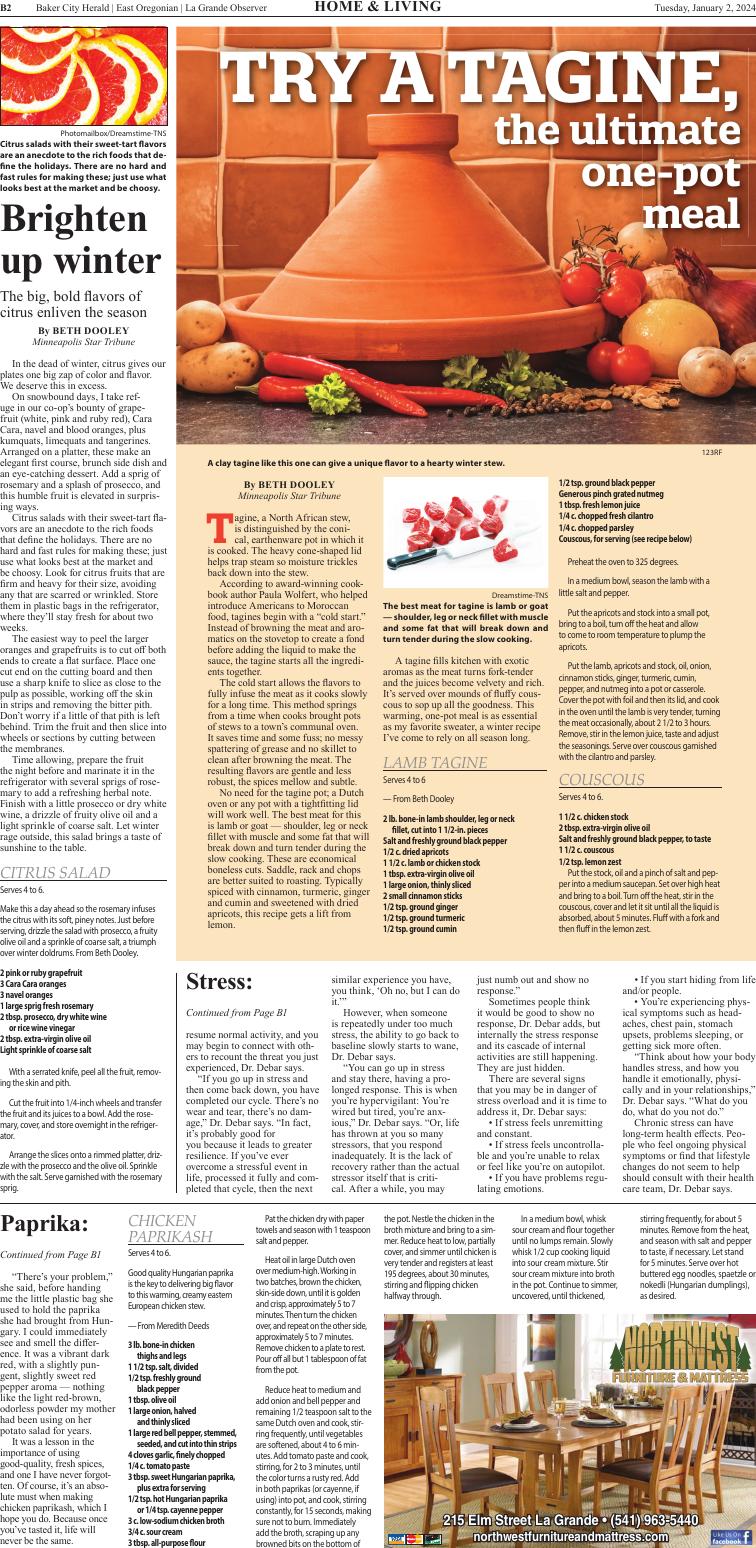 Page B2 | E-Edition | Eastoregonian.com