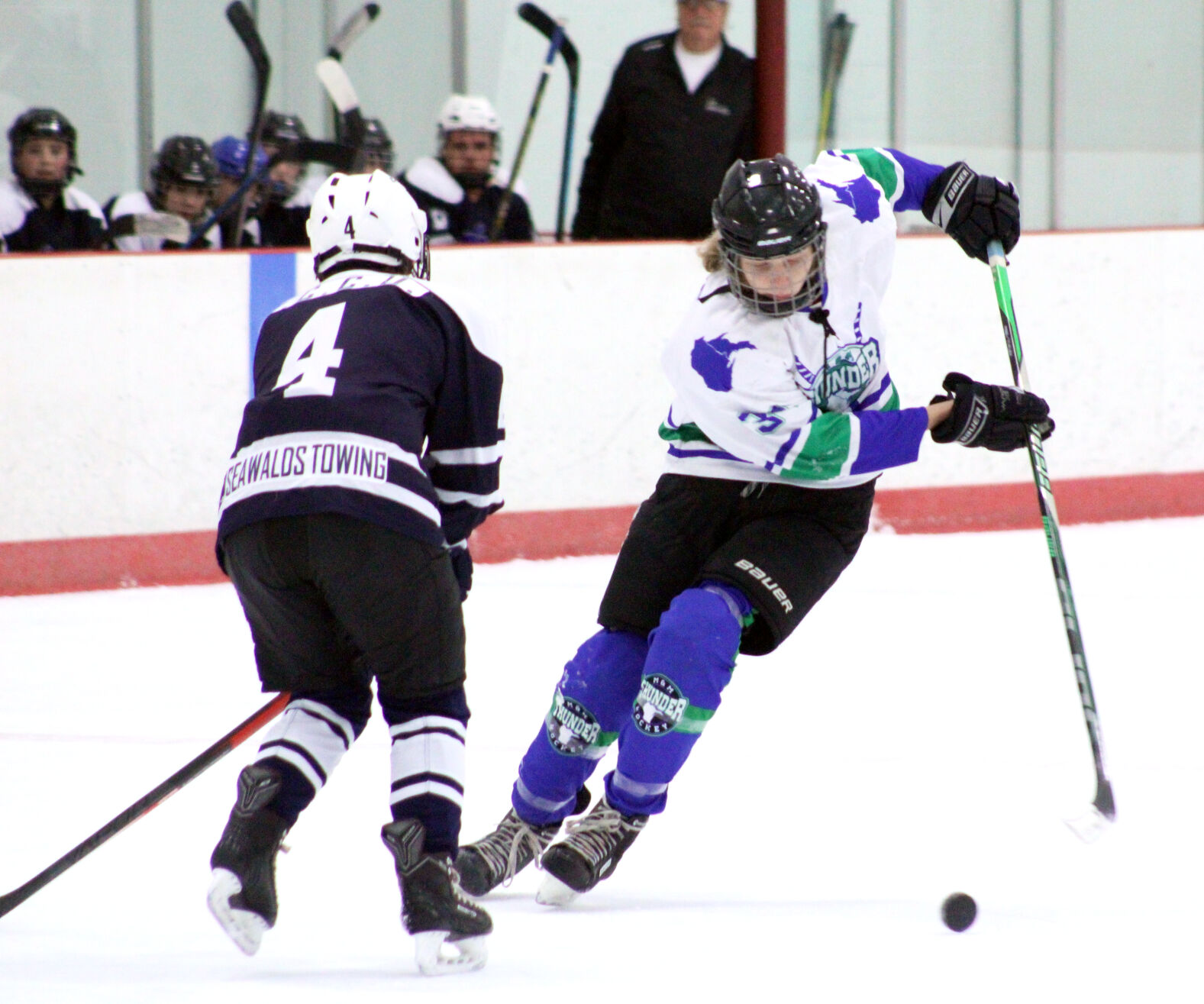 Caiden Rathborne Penalties plague Thunder in road trip against Sault Ste. Marie | Sports ...