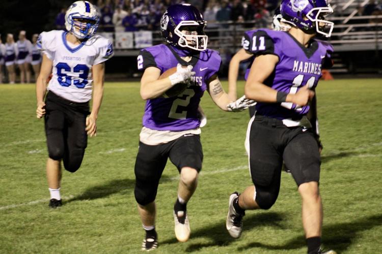 Bertrand's big night powers Marines to victory over Peshtigo Sports