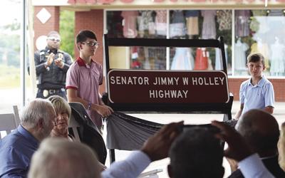 Holley sign unveiling