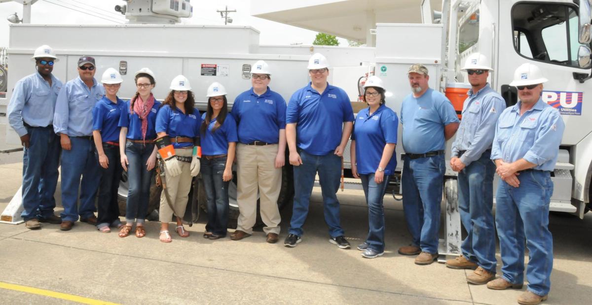 Youth board tours gas, electric departments