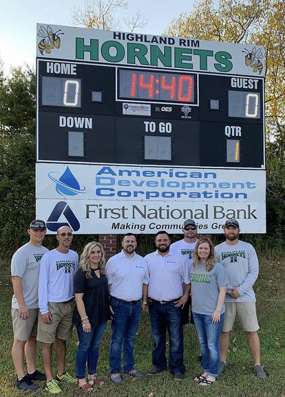 New scoreboard at Highland Rim
