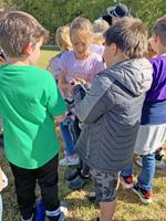 Students explore life at Camp Blount during the War of 1812