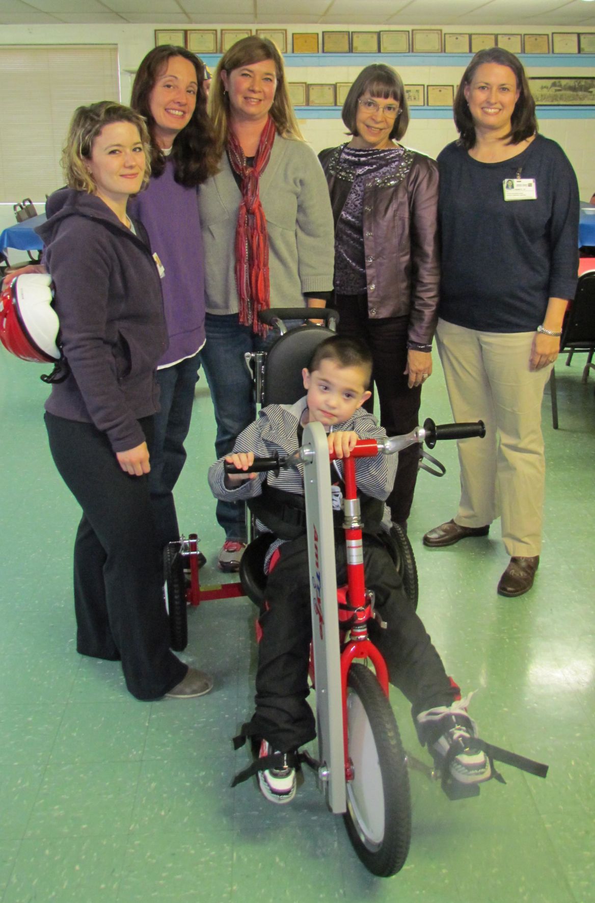 Efforts of local veterans, therapists help disabled child
