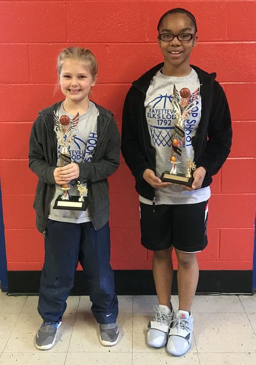 Elks Hoop Shoot winners