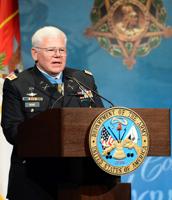 Medal of Honor recipient tells inspiring message to DAR