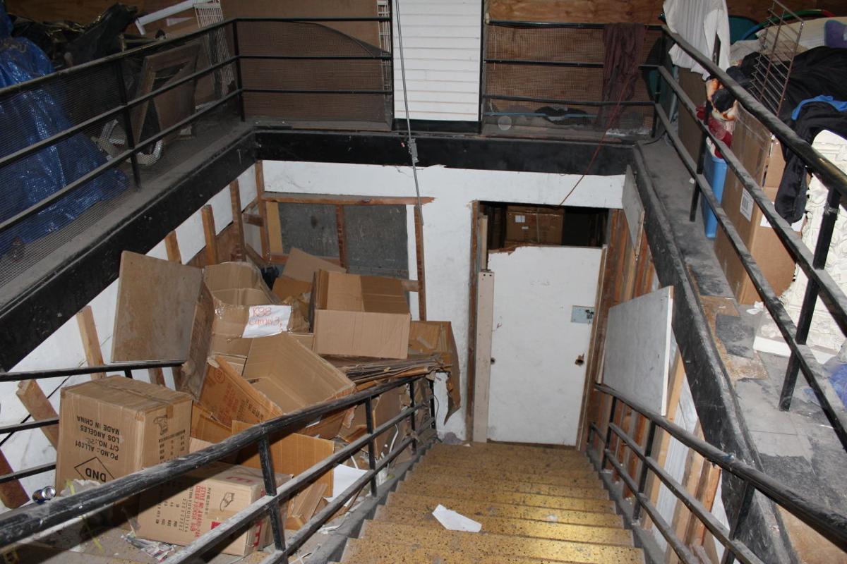 Caples Building stairway