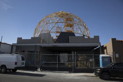 Foam Applications Building Big Dome On I 10 Local News Elpasoinc Com