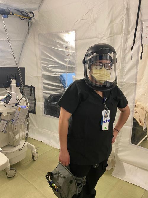 Veterans on the pandemic front lines