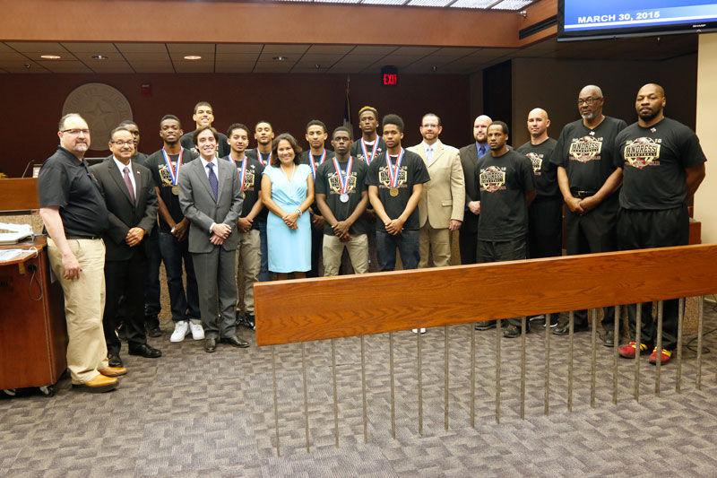 No 1 Andress Boys Basketball Team Recognized Special Sections