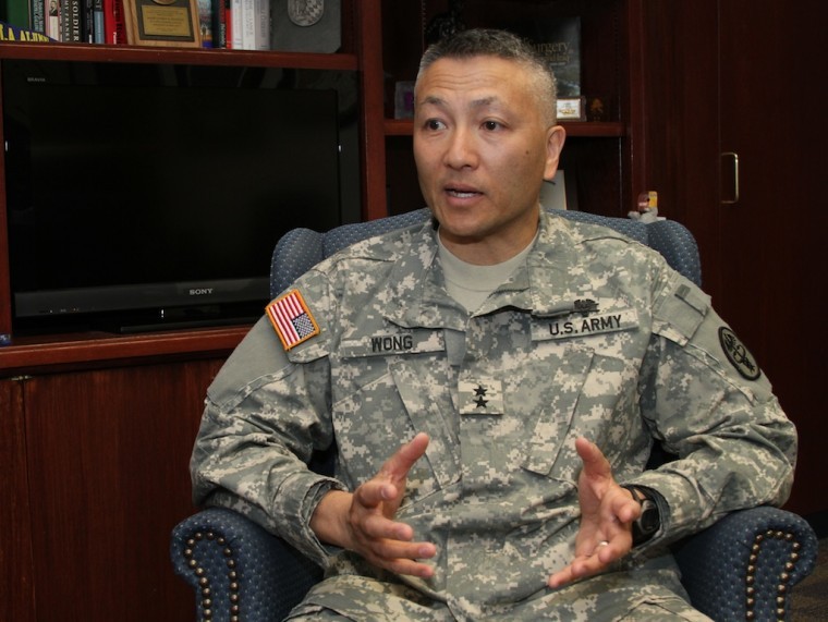 Maj. Gen. Ted Wong commander of William Beaumont Army Medical