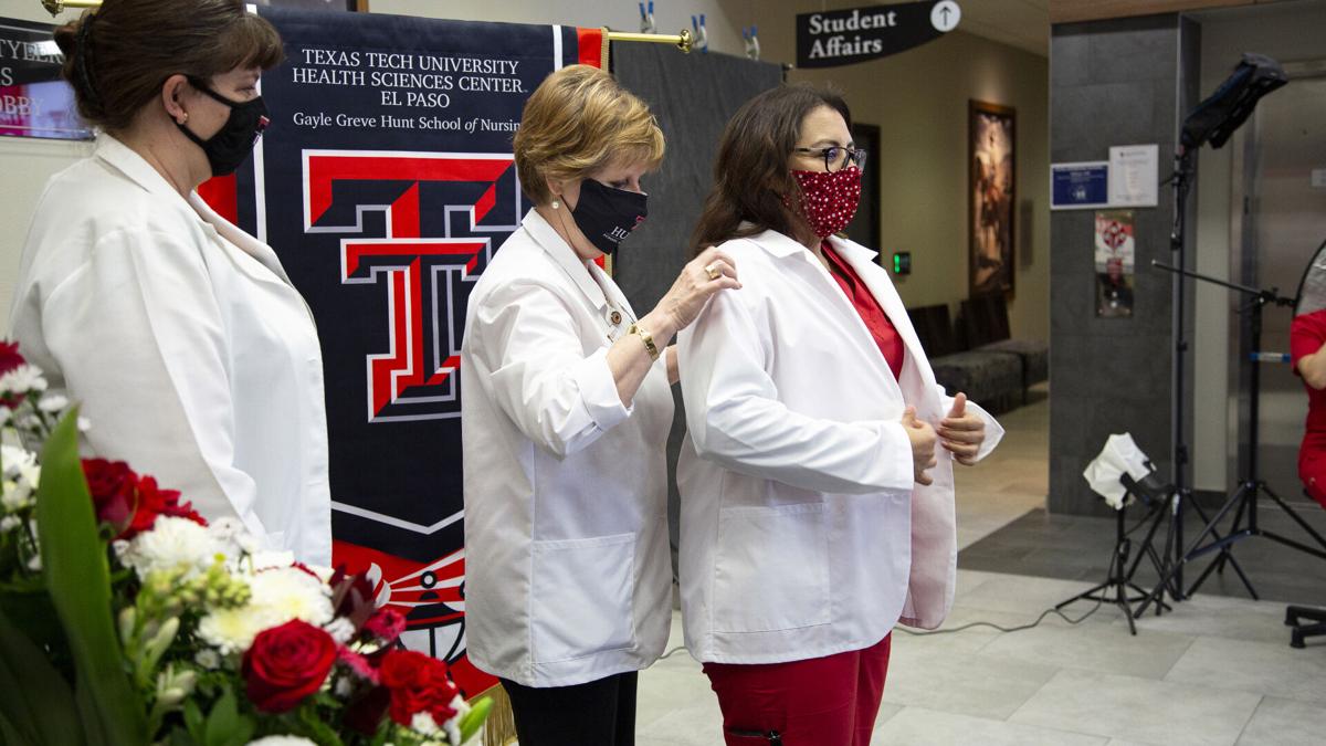 Texas Tech El Paso nursing students get their white coats Local News