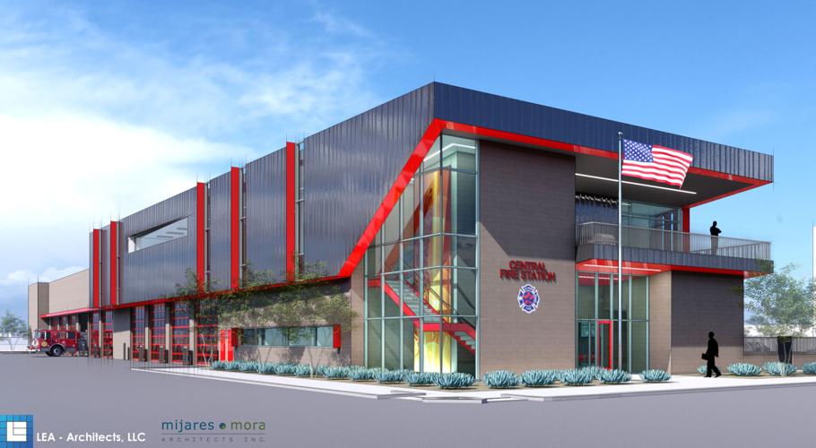 Fire station rendering