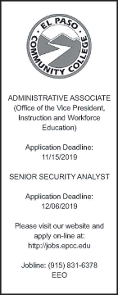 Legal Notice For 11 10 19 Legals Elpasoinc Com