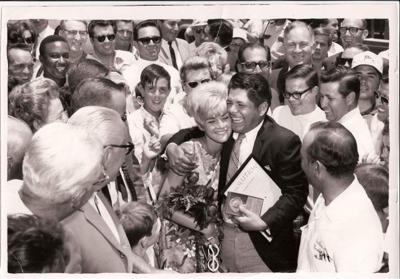 trevino lee claudia wife elpasoinc hugs 1968 winning then open his after