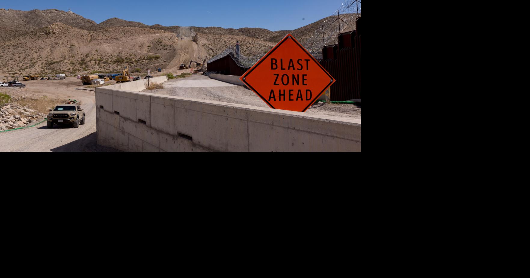 Blasting begins for border wall on Mount Cristo Rey