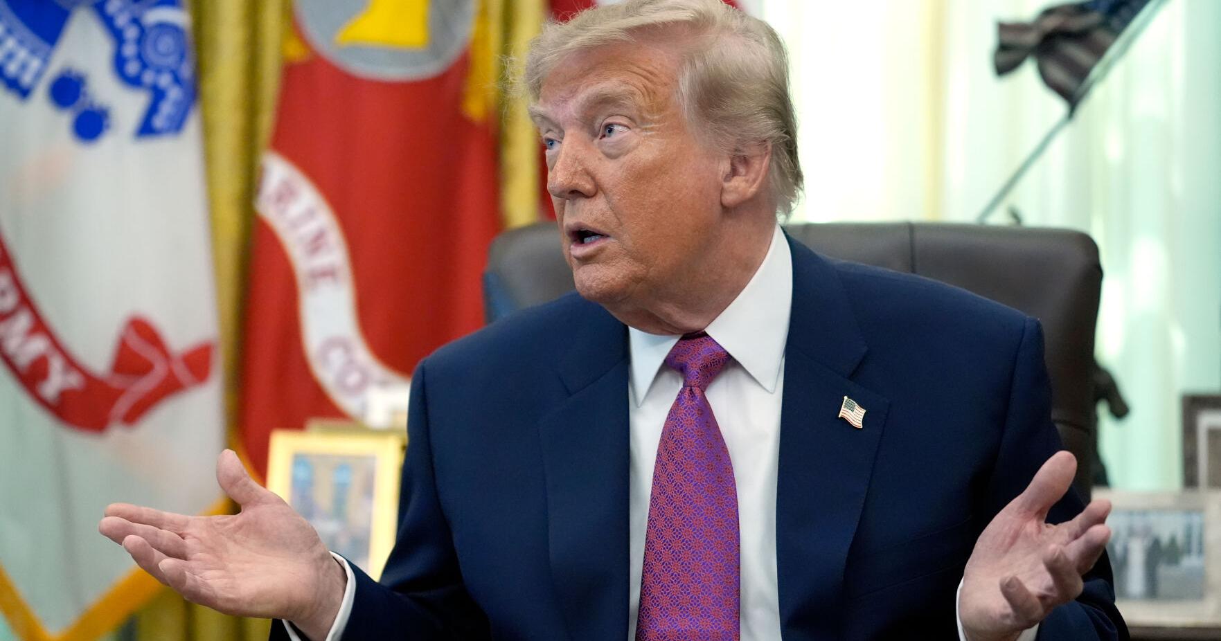 Trump first major midterm money move : A $10M Texas Senate ad blitz | Ap Wire