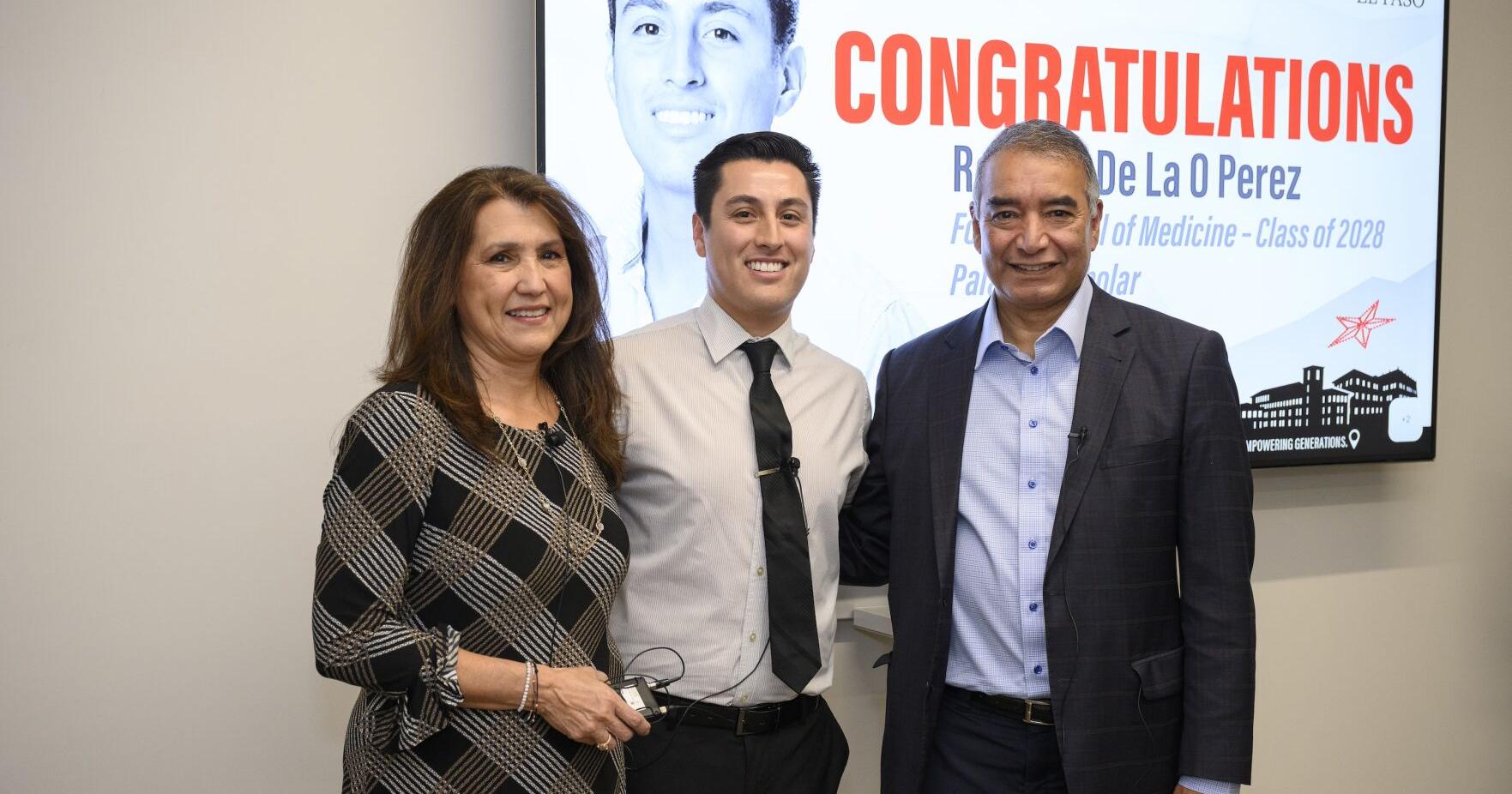 Raymond and Kathy Palacios support student's dream of becoming a doctor | Business Announcements - Vimarsana News