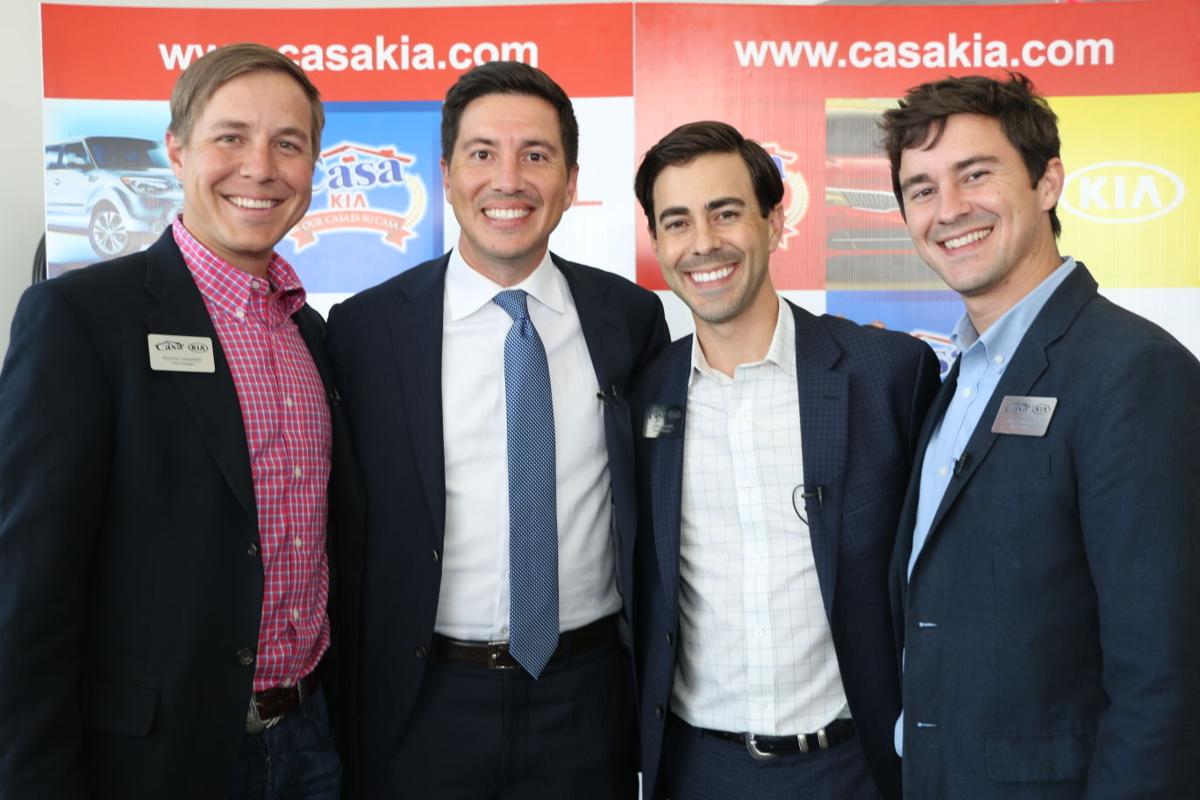 From left Ronnie Lowenfield, Justin Lowenfield, Casa Kia general