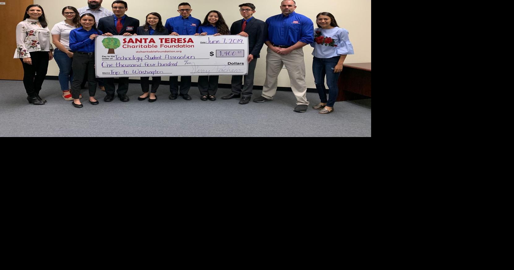 Santa Teresa Charitable Foundation makes donation Business