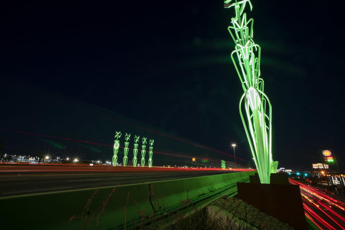 Art Spot Lighting Up The Night Local Features Elpasoinc Art Spot Lighting Up The Night Local Features Elpasoinc