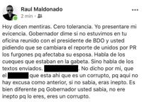 Raúl Maldonado Facebook