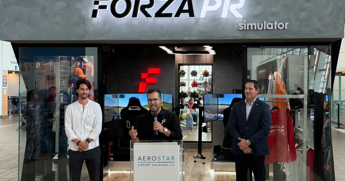 La emoción de la Fórmula 1 llega al aeropuerto Luis Muñoz Marín