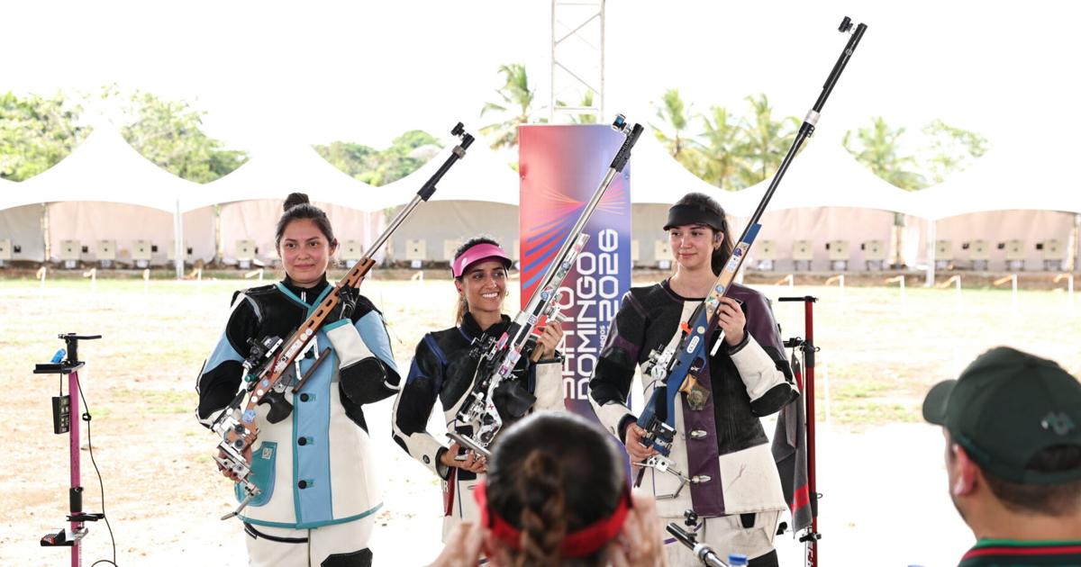 Yarimar Mercado revalida el oro en rifle de tres posiciones en Santo Domingo 2026