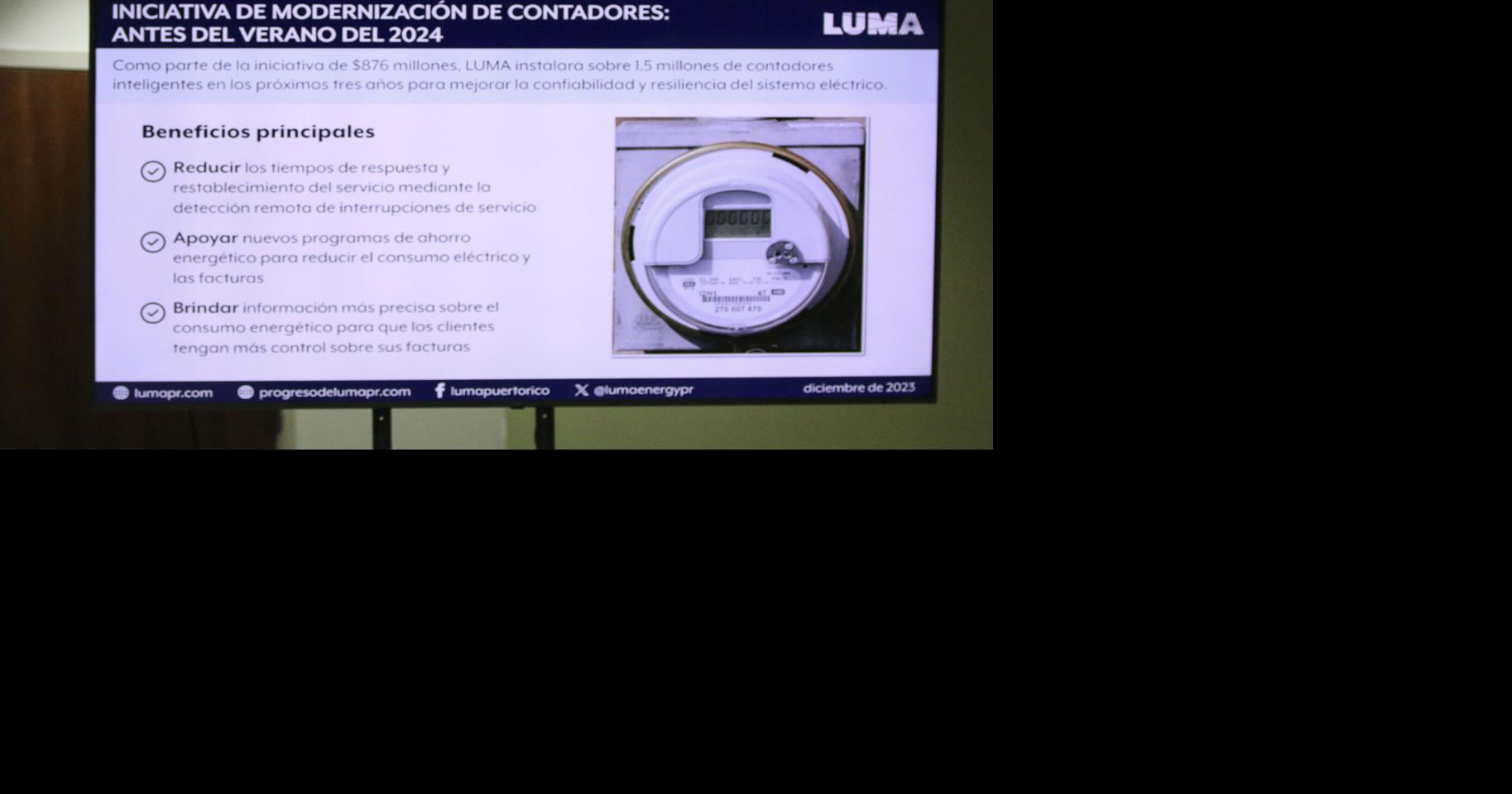 LUMA instala 188,000 contadores inteligentes, pero funciones avanzadas siguen en espera