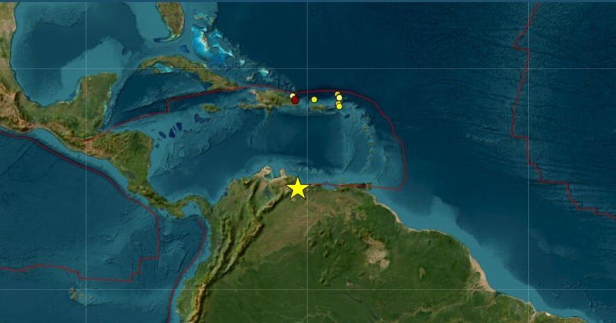 Dos fuertes terremotos en Venezuela activan brevemente una advertencia de tsunami para Puerto Rico