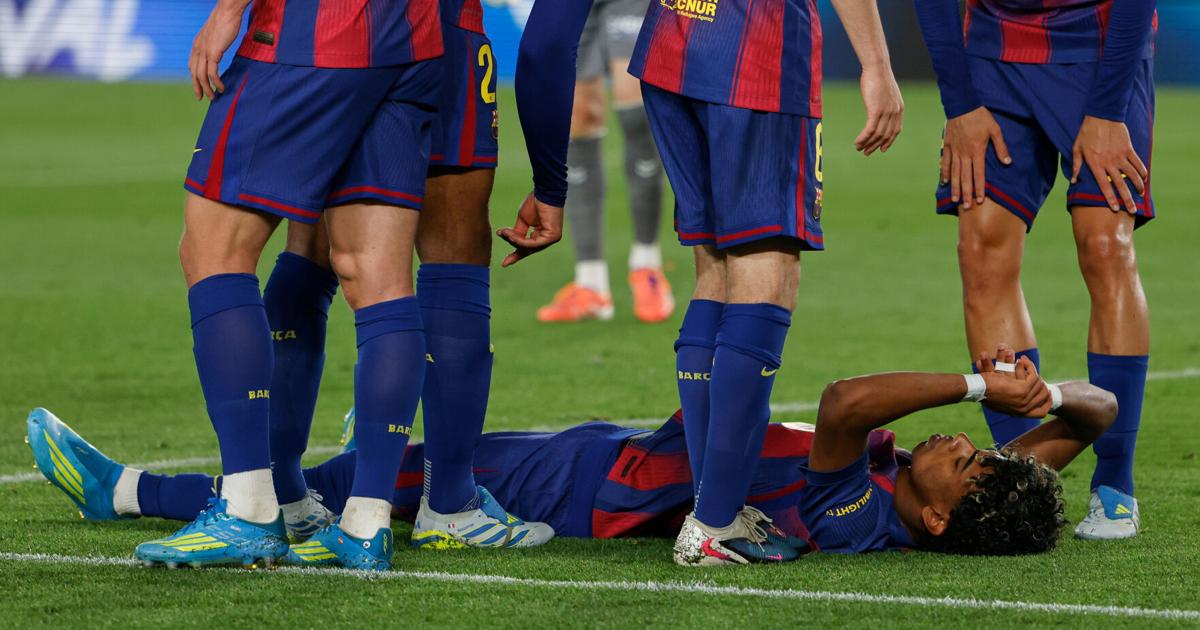 Lamine se pierde resto de la temporada del Barcelona, pero estará listo para el Mundial