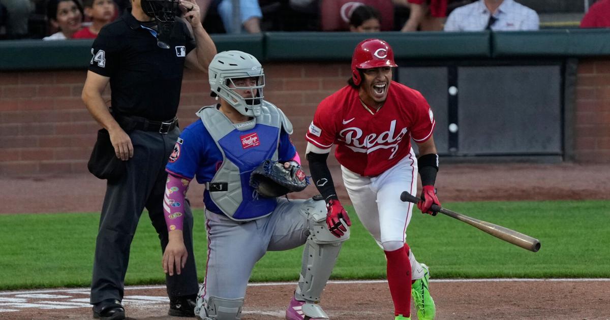 Edwin Arroyo conecta doble en victoria de los Rojos 5-3 sobre los Mets