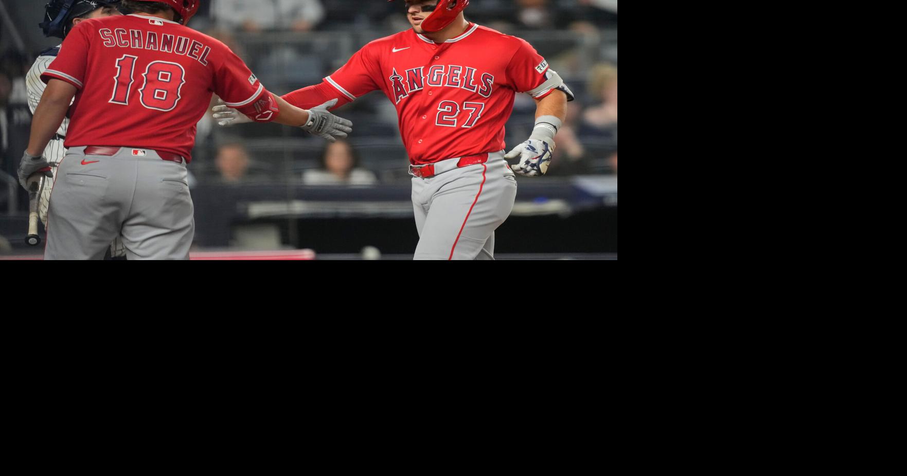 El último jonrón de Trout le propinó a Nueva York su sexta derrota en siete juegos.