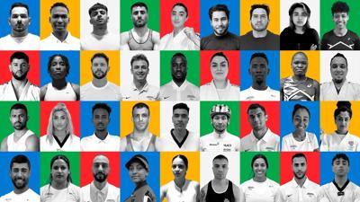 Presentan equipo olímpico de refugiados para París 2024