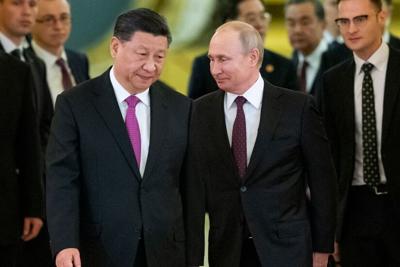 El presidente de China viaja a Moscú para reunirse con Vladimir Putin