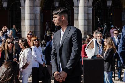 Presentación del Mutua Madrid Open en la Plaza Mayor