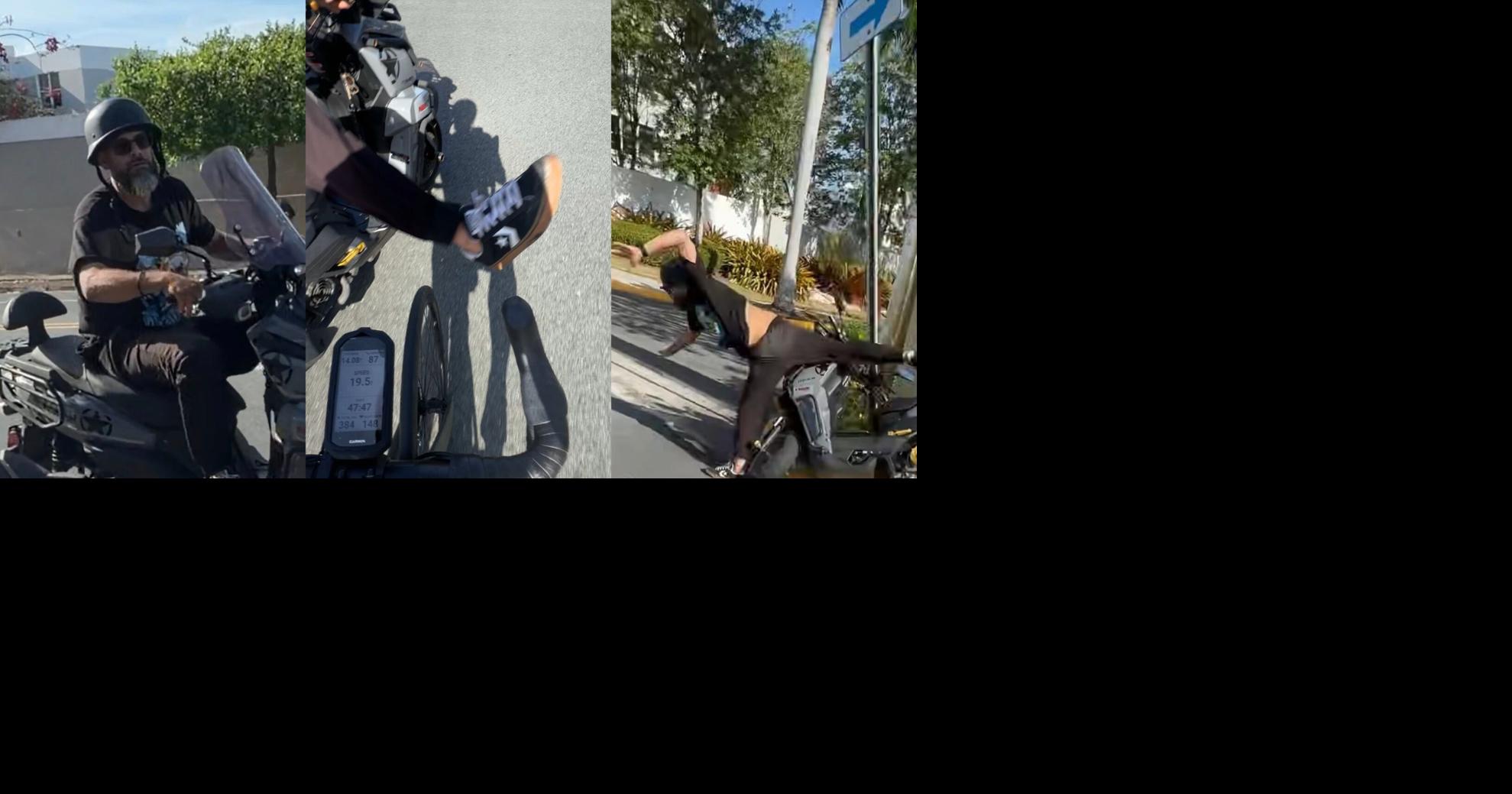 Radican cargos contra motociclista que habría intentado agredir a ciclista en Vega Baja