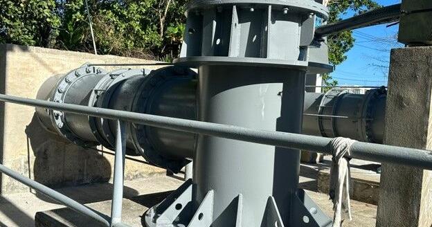 Carolina completa rehabilitación de estación de bombas en Villamar para mitigar inundaciones