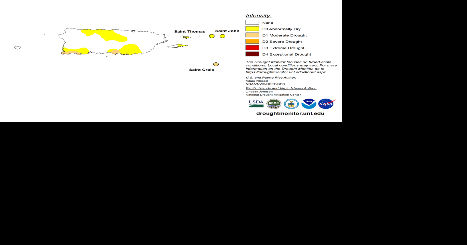 Condiciones de sequía se agravan en Puerto Rico con expansión de zonas secas