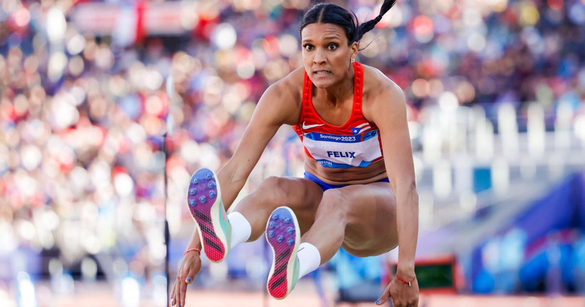 Alysbeth Félix gana oro en longitud; Jerome Vega y Paola Vázquez también medallas en Santo Domingo