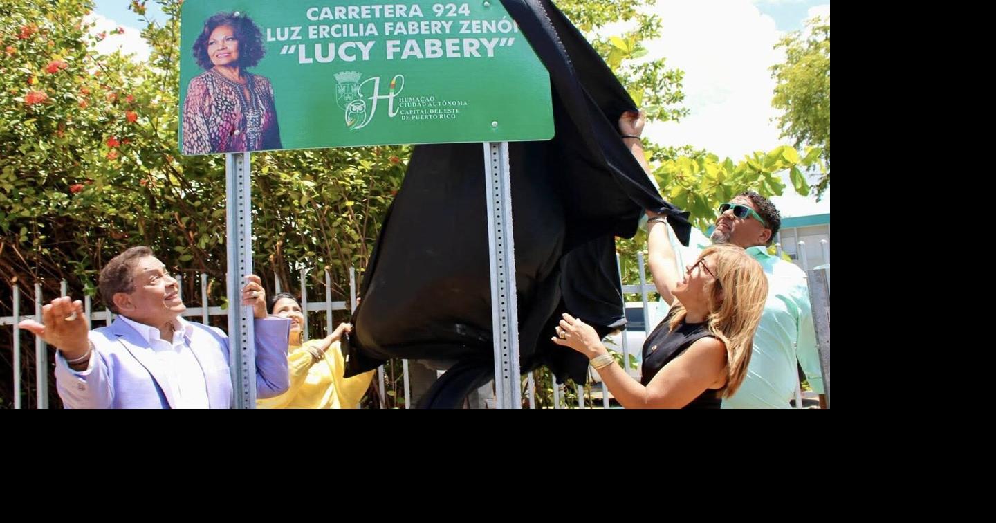 Humacao designa tramo de carretera PR-924 en honor a la cantante Lucy Fabery
