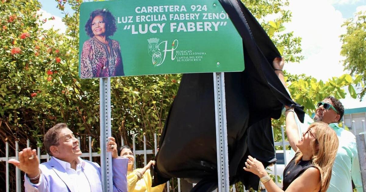 Humacao designa tramo de carretera PR-924 en honor a la cantante Lucy Fabery