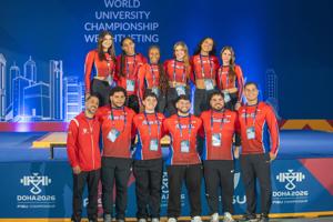 Imagen del artículo de El Vocero: Pesistas boricuas ponen la mira en Armenia 2028 tras el Mundial FISU de Catar